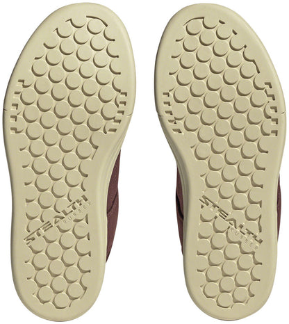 Five Ten Freerider Canvas Flat Shoes - Womens Quiet Crimson/Core Pulse Lime 8.5
