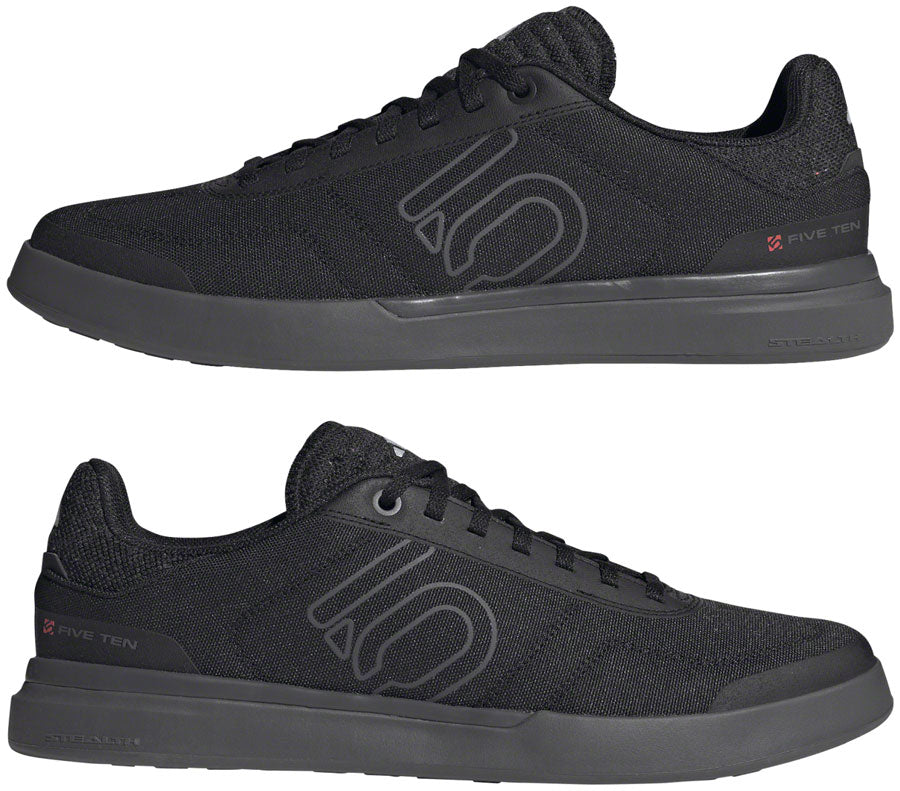 Five Ten Sleuth Deluxe Canvas Flat Shoes - Mens Core BLK/Gray Five/Ftwr White 8.5