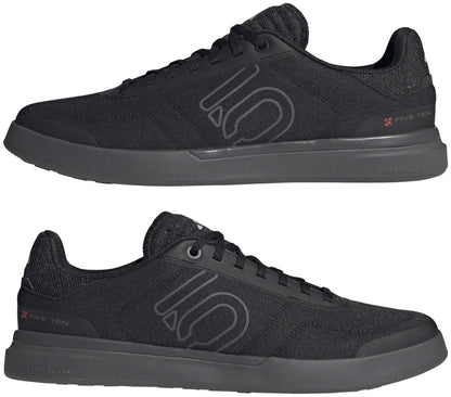 Five Ten Sleuth Deluxe Canvas Flat Shoes - Mens Core BLK/Gray Five/Ftwr White 8.5