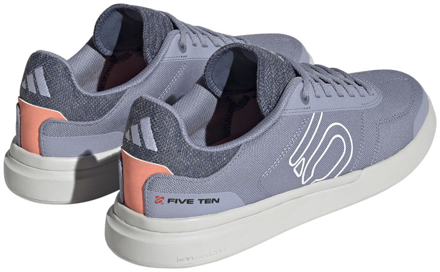 Five Ten Sleuth Deluxe Canvas Flat Shoes - Womens Silver Violet/Ftwr White/Coral 10.5