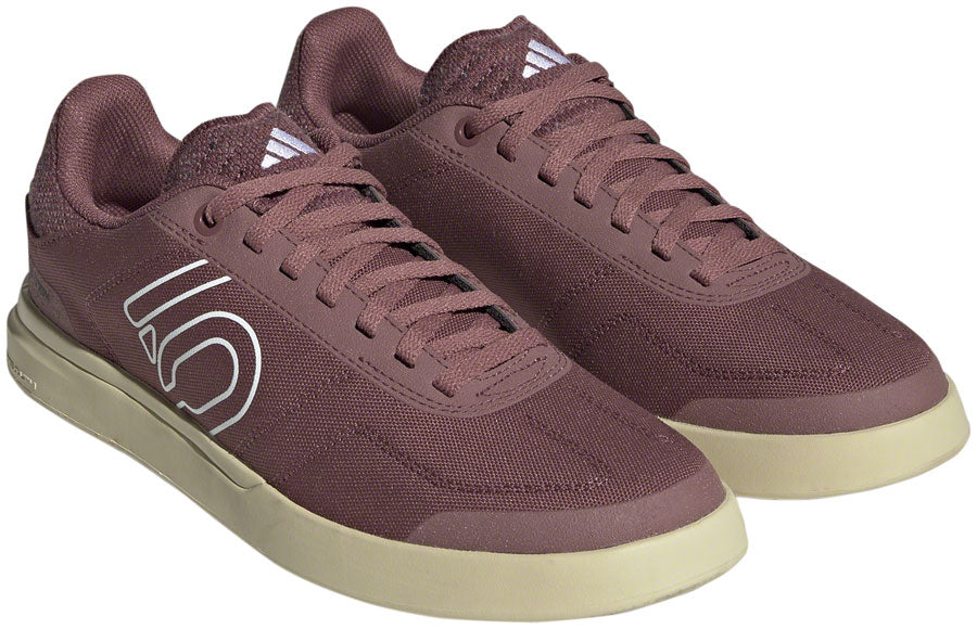 Five Ten Sleuth Deluxe Canvas Flat Shoes - Womens Quiet Crimson/Ftwr White/Core BLK 9