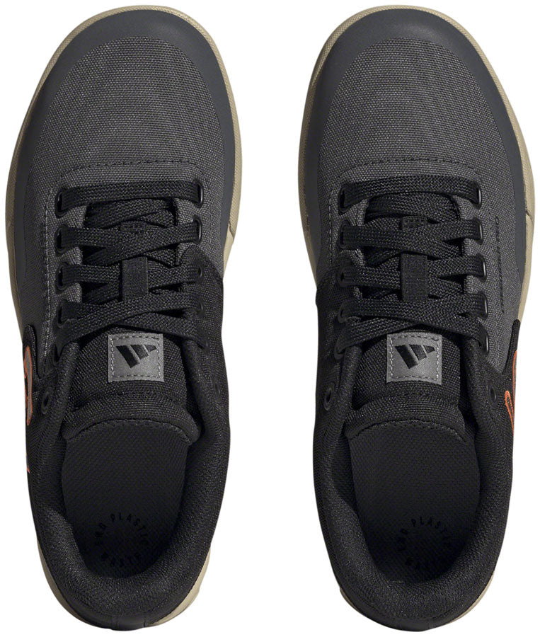 Five Ten Freerider Pro Canvas Flat Shoes - Womens Gray Six/Gray Four/Impact Orange 9.5