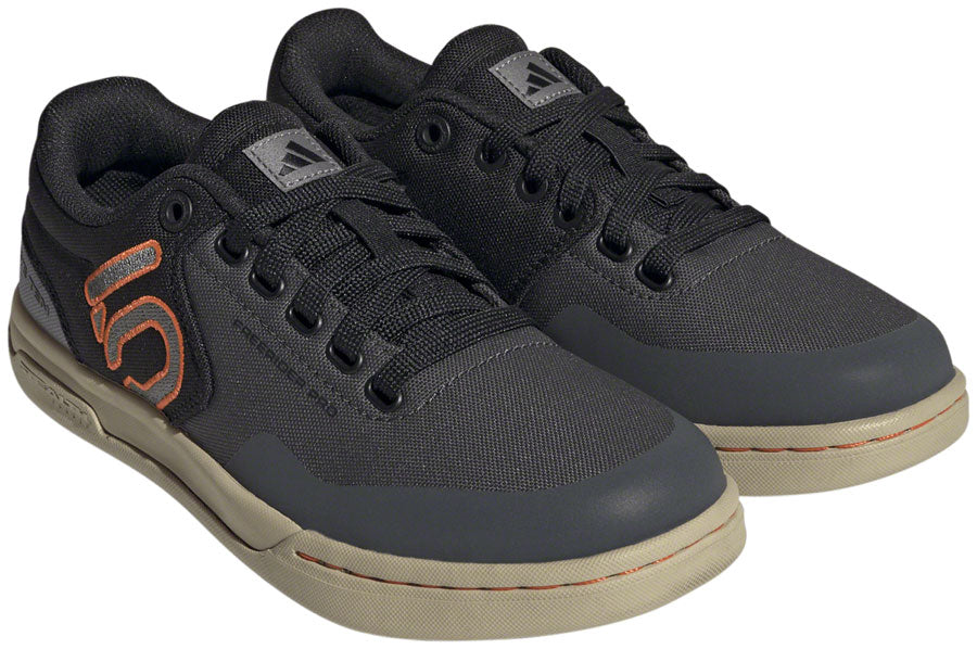 Five Ten Freerider Pro Canvas Flat Shoes - Womens Gray Six/Gray Four/Impact Orange 8.5