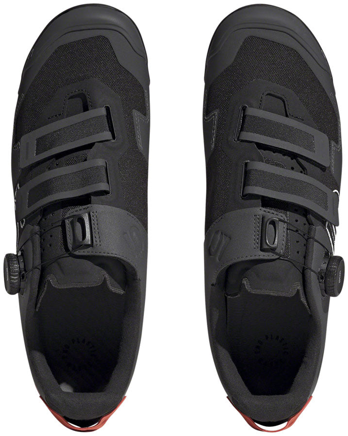 Five Ten Kestrel BOA Mountain Clipless Shoes - Mens Core BLK/Ftwr White/Impact Orange 11.5