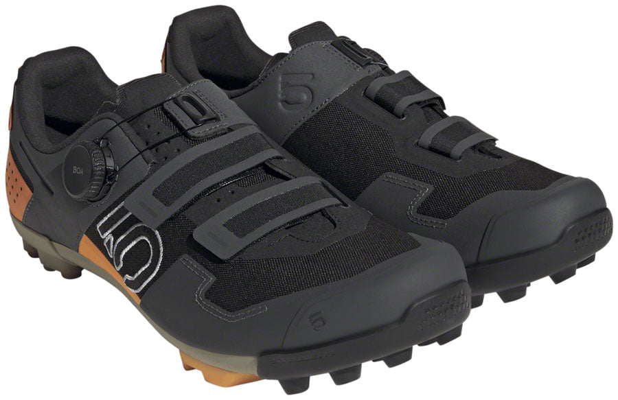 Five Ten Kestrel BOA Mountain Clipless Shoes - Mens Core BLK/Ftwr White/Impact Orange 13