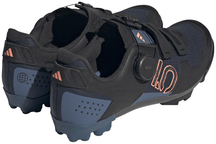 Five Ten Kestrel BOA Mountain Clipless Shoes - Womens Legend Ink/Core BLK/Coral Fusion 8.5