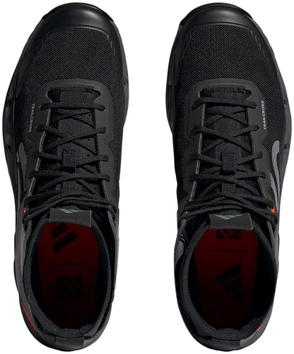 Five Ten Trailcross Mid Pro Flat Shoes - Mens Core BLK/Gray Two/Solar Red 8