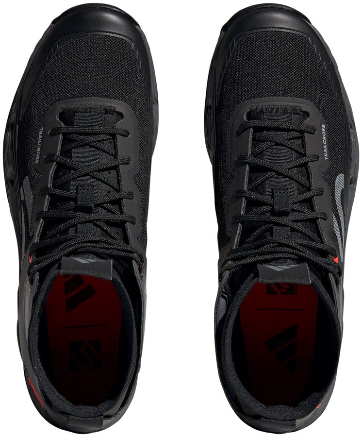 Five Ten Trailcross Mid Pro Flat Shoes - Mens Core BLK/Gray Two/Solar Red 12