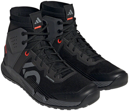 Five Ten Trailcross Mid Pro Flat Shoes - Mens Core BLK/Gray Two/Solar Red 12