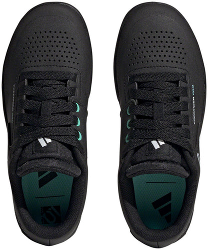 Five Ten Freerider Pro Flat Shoes - Womens Core BLK/Crystal White/Acid Mint 6.5
