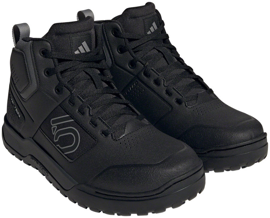 Five Ten Impact Pro Mid Flat Shoes - Mens Core Black/Gray Three/Gray Six 12