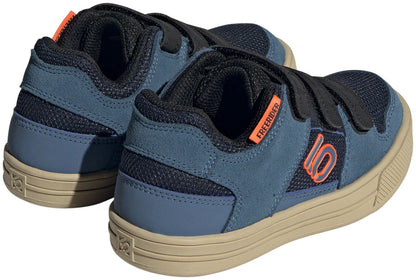 Five Ten Freerider Kids VCS Flat Shoes - Youth Legend Ink/Wonder Steel/Impact Orange 4.5K