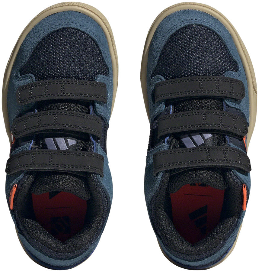 Five Ten Freerider Kids VCS Flat Shoes - Youth Legend Ink/Wonder Steel/Impact Orange 4.5K