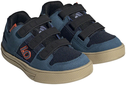 Five Ten Freerider Kids VCS Flat Shoes - Youth Legend Ink/Wonder Steel/Impact Orange 11.5K