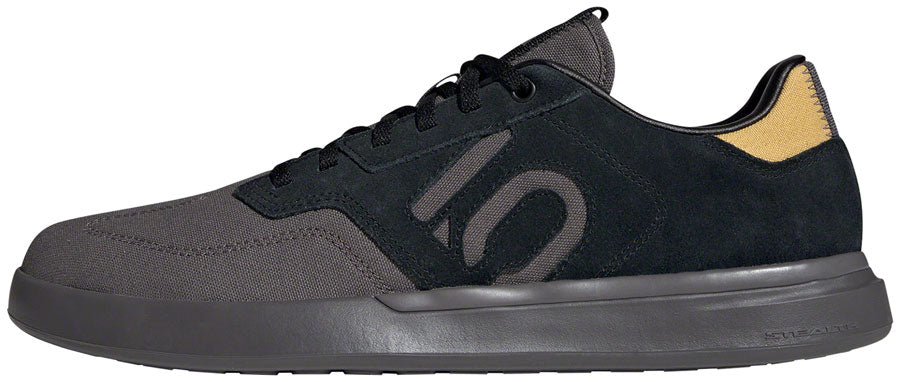 Five Ten Sleuth Flat Shoes - Mens Black/Charcoal/Oat 9.5