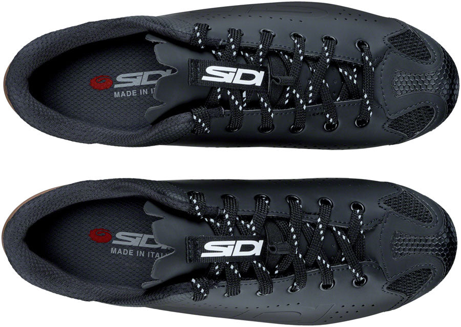 Sidi Dust Shoelace Mountain Clipless Shoes - Mens Black 43.5