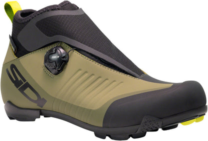 Sidi Hiemx Cycling Boot - Black/Green Olive 45  Millenium Fit
