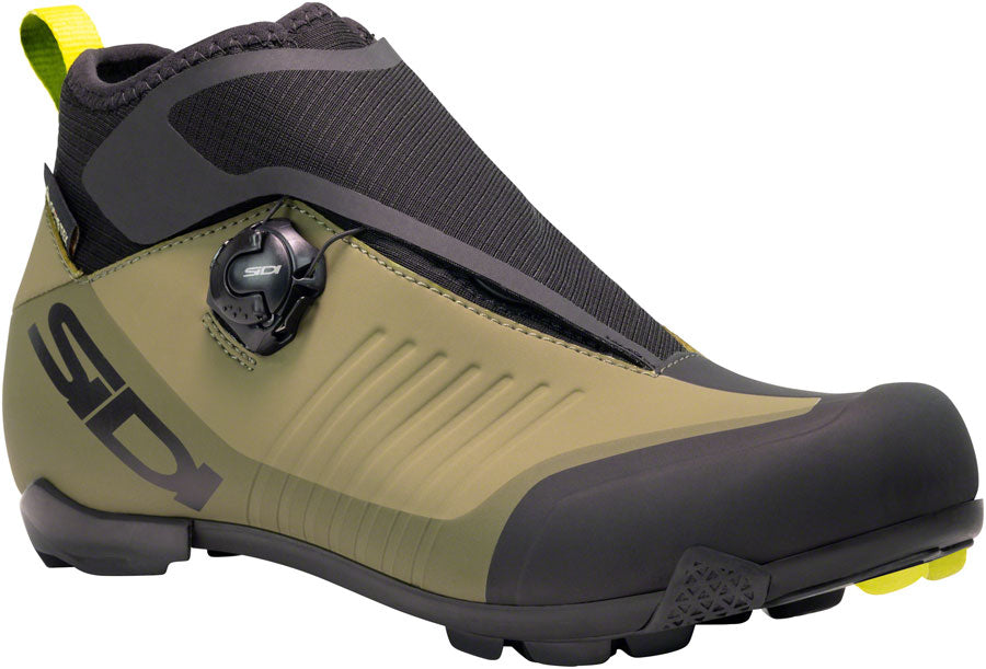 Sidi Hiemx Cycling Boot - Black/Green Olive 46  Millenium Fit