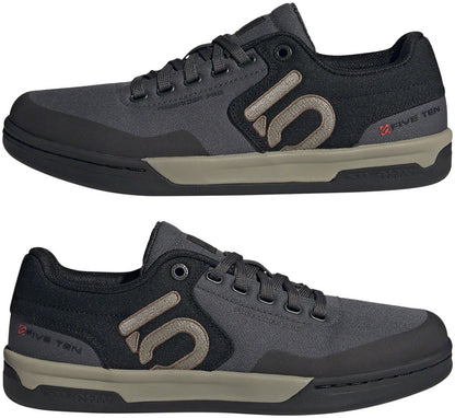 Five Ten Freerider Pro Canvas Flat Shoes - Mens Gray Six/Silver Pebble/Core BLK 7.5