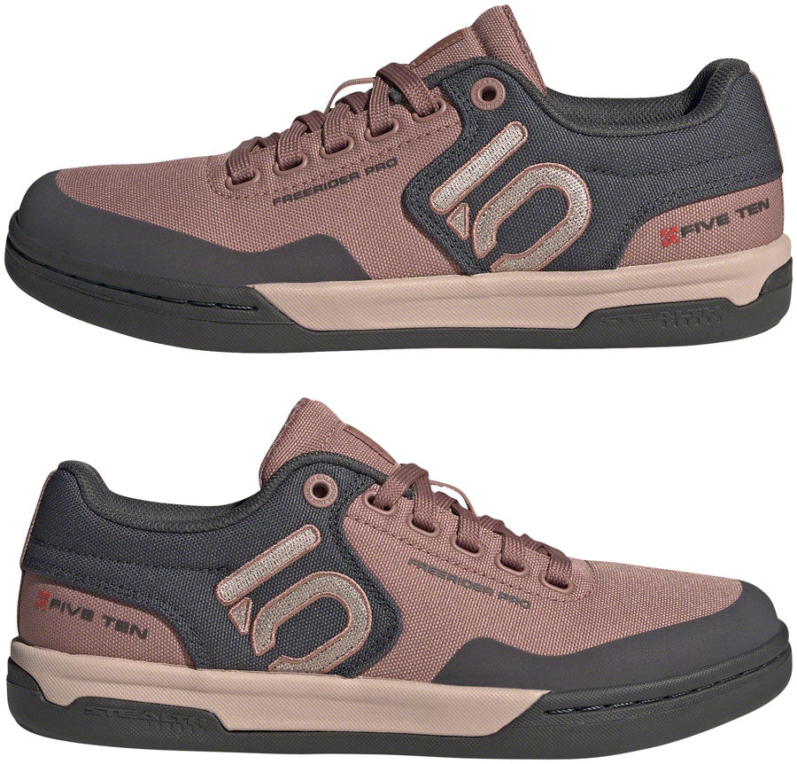 Five Ten Freerider Pro Canvas Flat Shoes - Womens Warm Clay/Wonder Taupe/Gray Six 9.5