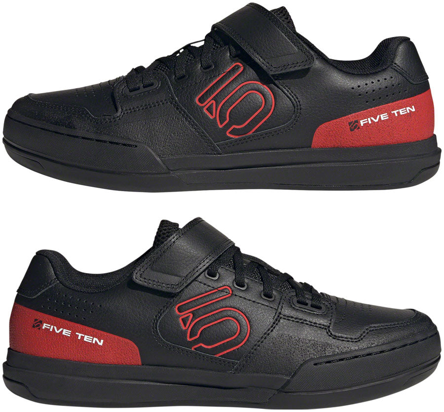 Five Ten Hellcat Mountain Clipless Shoes - Mens Core BLK/Red/FTWR White 4.5