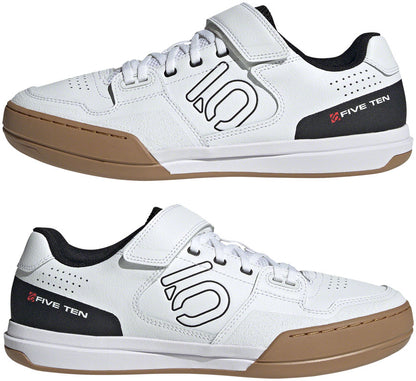 Five Ten Hellcat Mountain Clipless Shoes - Mens FTWR White/Core BLK/Red 12.5