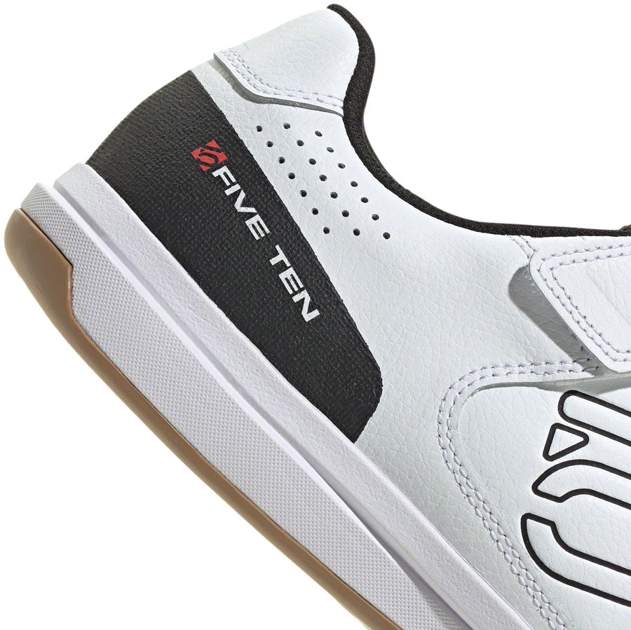 Five Ten Hellcat Mountain Clipless Shoes - Mens FTWR White/Core BLK/Red 8.5