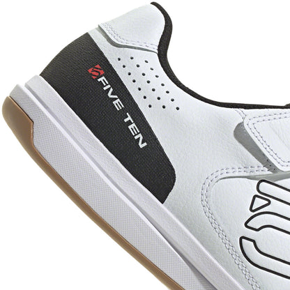 Five Ten Hellcat Mountain Clipless Shoes - Mens FTWR White/Core BLK/Red 12