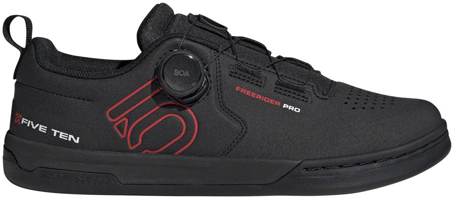 Five Ten Freerider Pro BOA Flat Shoes - Mens Core Black/Red/FTWR White 10