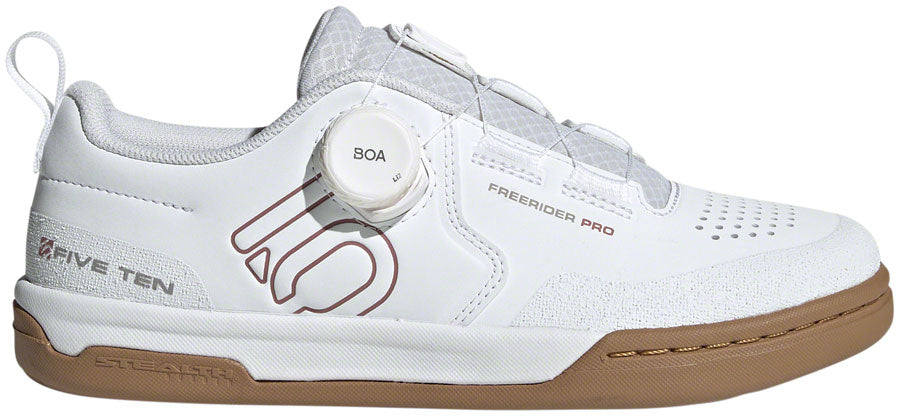 Five Ten Freerider Pro BOA Flat Shoes - Womens  FTWR White/Warm Clay/Gray Three 9