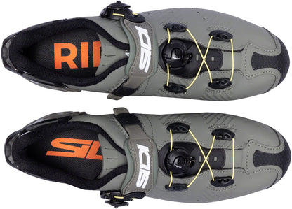 Sidi Drako 2S SRS Mountain Clipless Shoes - Mens Military Yellow 41.5