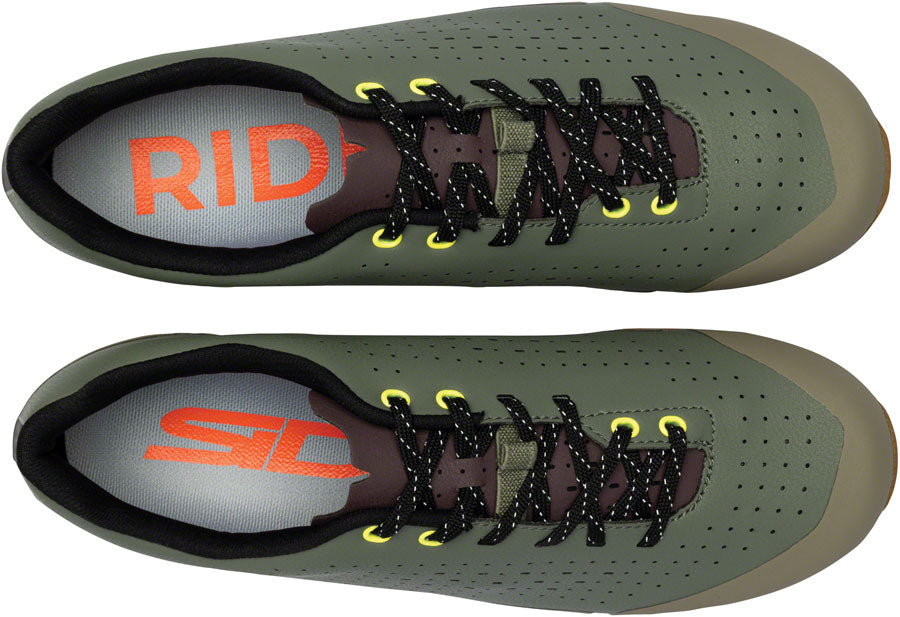 Sidi Asper Laces Gravel Shoes - Mens Military 43.5 Millenium Fit
