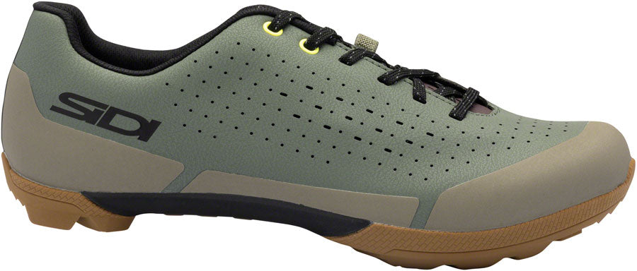 Sidi Asper Laces Gravel Shoes - Mens Military 44.5 Millenium Fit