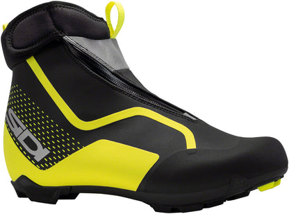 Sidi Algor Primaloft Cycling Boots - BLK/YLW Fluorescent Size 49  Millenium Fit