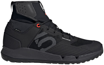 Five Ten Trailcross GTX Flat Shoes - Mens Core Black / Gray / Solar Red 5.5
