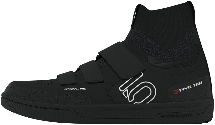 Five Ten Freerider Pro Mid Flat Shoes - Mens BLK / Footwear White / Carbon 7