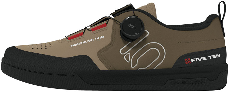 Five Ten Freerider Pro Boa Flat Shoes - Mens Cardboard/Off White/Core BLK 10