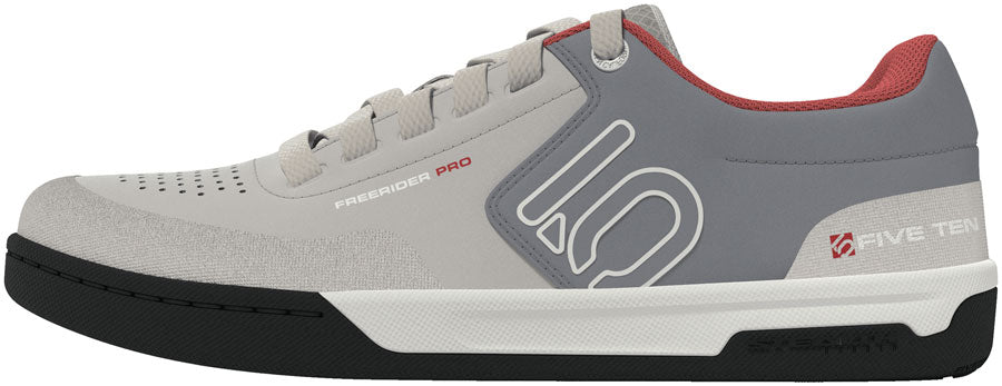 Five Ten Freerider Pro Flat Shoes - Mens Alumina/Off White/Gray 3 6.5