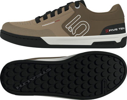 Five Ten Freerider Pro Flat Shoes - Mens Cardboard/Off White/Core Black 9.5