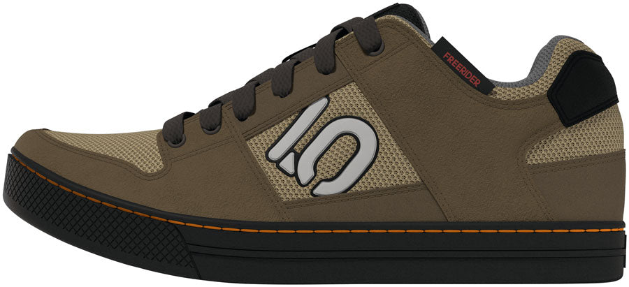Five Ten Freerider Flat Shoes - Mens Cardboard/Wonder Alumina/Pure Tangerine 14