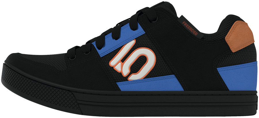 Five Ten Freerider Flat Shoes - Mens Core Black/Off White/Ray Blue 15