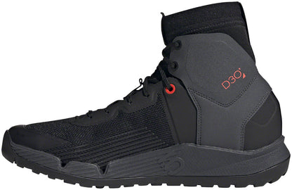Five Ten Trailcross Mid Pro Flat Shoes - Mens Core BLK / Gray Two / Solar Red 7.5