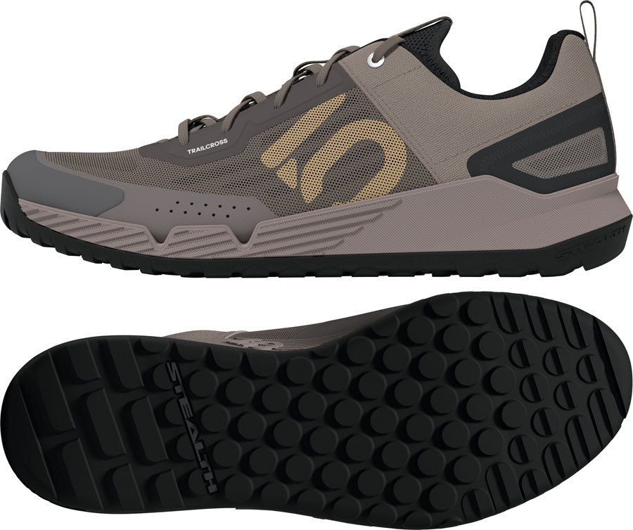 Five Ten Trailcross LT Flat Shoes - Womens Wonder Taupe/Ice Tangerine/Carbon 7