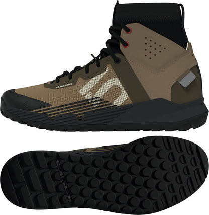 Five Ten Trailcross Mid Pro Flat Shoes - Mens Cardboard/Off White/Core BLK 12.5