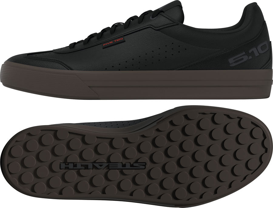 Five Ten Sleuth DLX2 Flat Shoes - Mens Core Black/Carbon/Gum 5 11.5