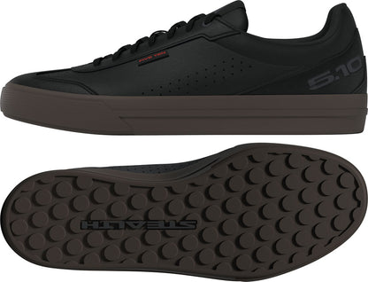 Five Ten Sleuth DLX2 Flat Shoes - Mens Core Black/Carbon/Gum 5 11.5