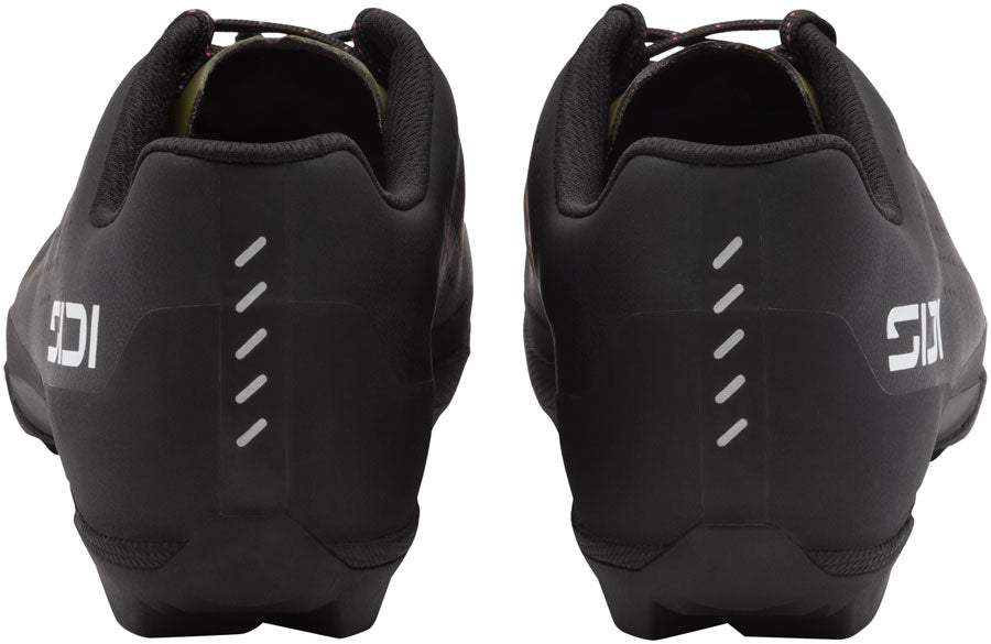 Sidi Asper Laces Gravel Shoes - Mens Black/Olive Green 42.5