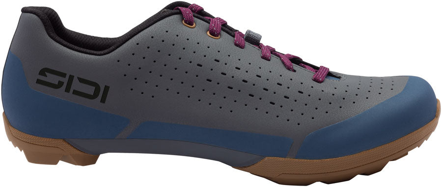 Sidi Asper Laces Gravel Shoes - Mens Dark Gray 41.5
