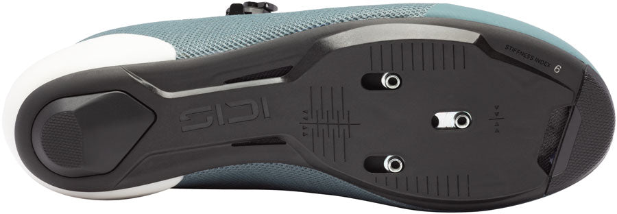 Sidi Genius X WYVE Road Shoes - Mens Frost Gray/Ice White 45