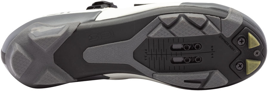 Sidi Silvis XC Clipless Shoes - Mens Ice White/Olive Green 48
